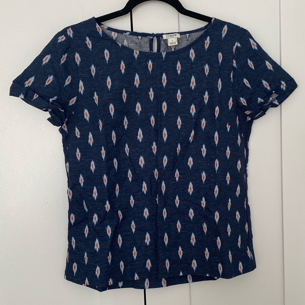 J. Crew Chambray short sleeved shirt